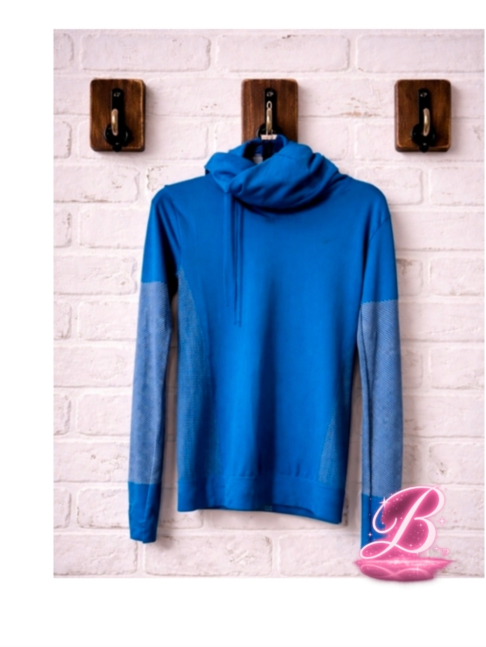 Nike Dri-fit Pullover Cowl Neck - XS - Blue - EUC 💚🩷